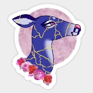 Kintsugi Doe Sticker